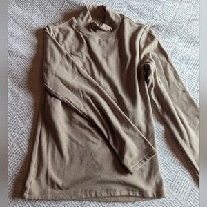 Klassy Network Brami Mock Neck Thermal Long Sleeve Cream XL